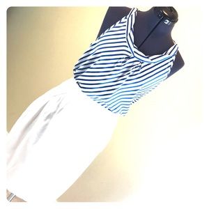 The Limited Women’s Blue/White Stripes Shirt. Sz L